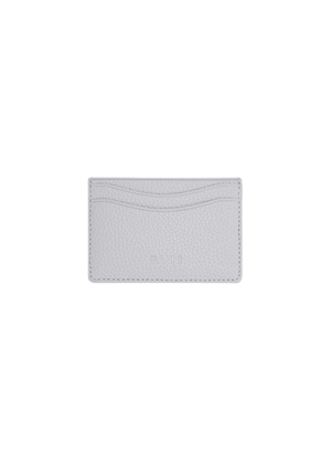 Bou card holder grained Quiet Gray B3010408 Ganni 